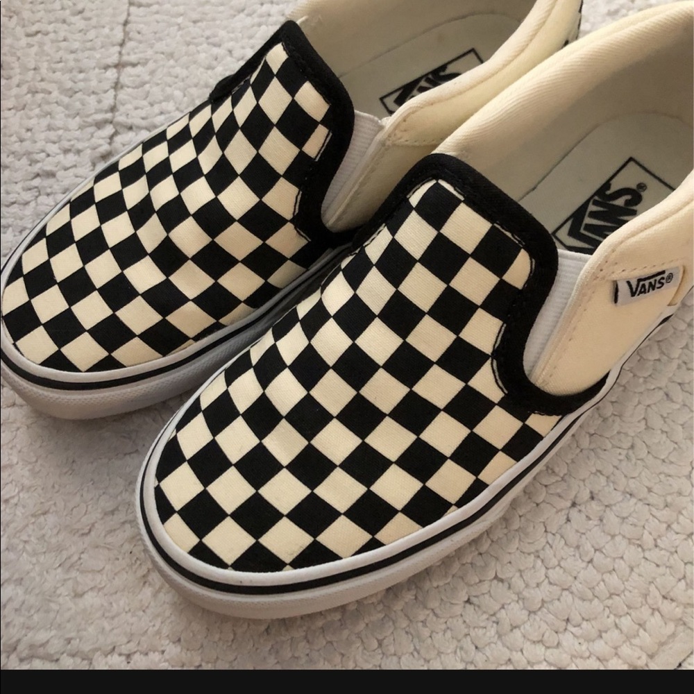 KIDS CHECKERBOARD SLIP-ON